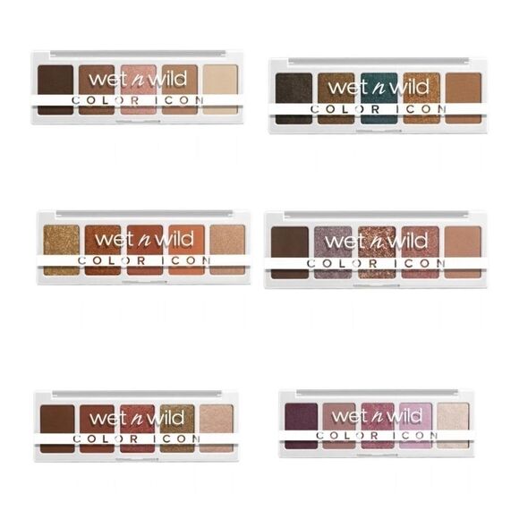 WET’N’WILD Icon 5 shadows, set of Six. - Picture 1 of 7